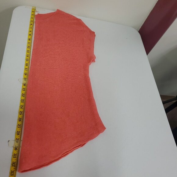 Eileen Fisher Coral Crew Neck Sweater - Picture 6 of 8